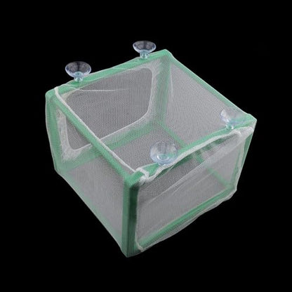 Xiaoyztan Aquarium Breeder Box with Suction Cup for Baby Fish | Plastic mesh breeder box for isolating baby fish in aquariums - size: 6.3"L x 5.51"W x 5.9"H