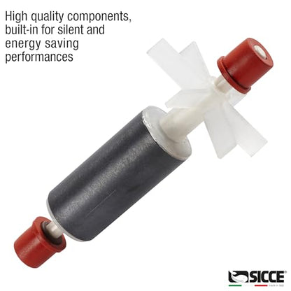 SICCE Syncra Silent 2.0 Multifunction 568 GPH Submersible Water Pump | Italian Made 35W Ultra Quiet Durable Aquarium Fish Tank, Fountain, Pond, Hydroponics, Terrarium Black | Freshwater & Saltwater - size: Syncra Silent 2.0