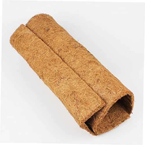 Abaodam 2Pcs Natural Coconut Fiber Reptile Mat Breathable Bedding Liner for Tortoise and Reptile Pet Boxes Odorless Performance