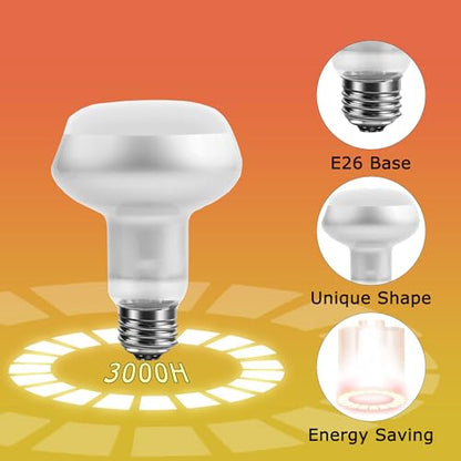 100W High-Output Reptile Basking Spot Lamp, Daylight Heat Bulb | Intense Daylight Heating, Promotes Activity & Digestion for Desert Reptiles, Large Terrariums & Basking Enclosures, E26 Base - color: Intense Basking Spot, size: 100W Upgraded - 3.1"