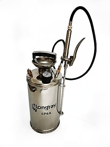Stainless Steel Hand-Pumped Sprayer (1.5-Gallon) - size: 1.5 gallon