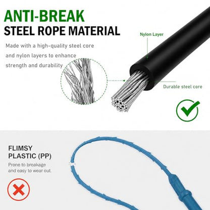 Drain Snake Hair Drain Clog Remover 35 Inch, 5 Pack Reusable Sink Snake Drain Hair Remover Tool, Anti-Break Metal Plumbing Snake Drain Cleaner for Bathroom, Bathtub, Shower, Kitchen Sink