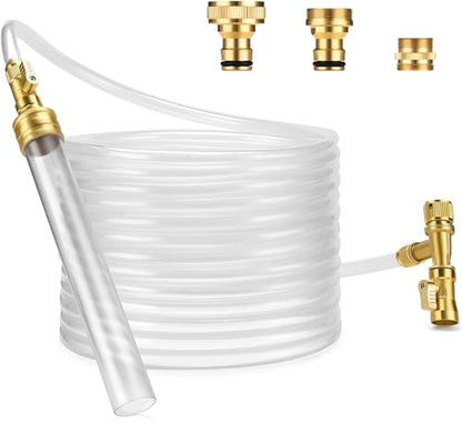 Gravel Vacuum for Aquarium Water Changer Fish Tank Cleaning Tools, Siphon Universal Quick Pump Aquarium Water Changing (70ft) - size: 70ft