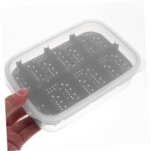 14 Compartment Gecko Terrarium Lizard Cage Egg Hatching Incubator Breeder Box