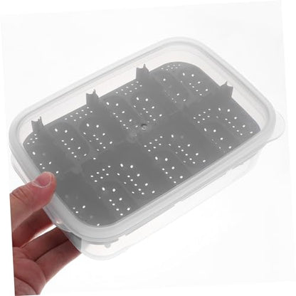 14 Compartment Gecko Terrarium Lizard Cage Egg Hatching Incubator Breeder Box