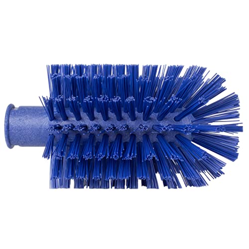 SPARTA Industrial Tank Brush Head Pipe Brush Head, Drain Brush with 3/4" Thread Hole (Handle Not Included) for Commercial Use, Plastic, 6.7 x 3.5 Inches, Blue - (Pack of 1)