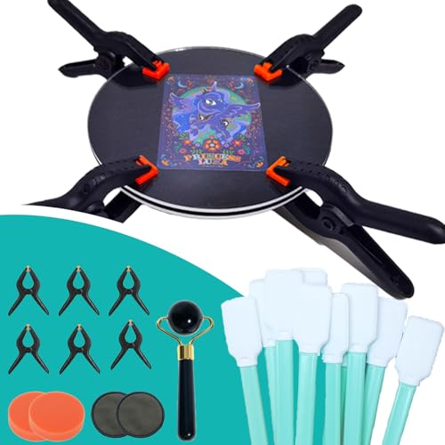 Luxiys 174 Pcs Trading Card Cleaning Care Tool Accessory Kit, Sports Card Care Flattening Cleaning Kit