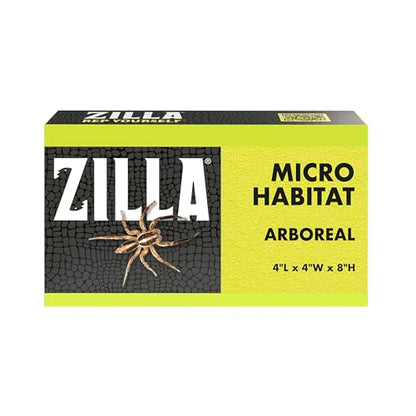 Zilla Micro Habitat Terrarium, Arboreal, with Locking Latch, for Isopods, Spiders, Insects, Small - size: Small, style: Arboreal
