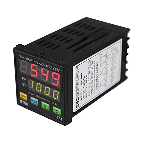 AGPtek® Universal Digital PID Temperature Controller RNR Control Out Dual display For Fahrenheit(F) and Celsius(C)