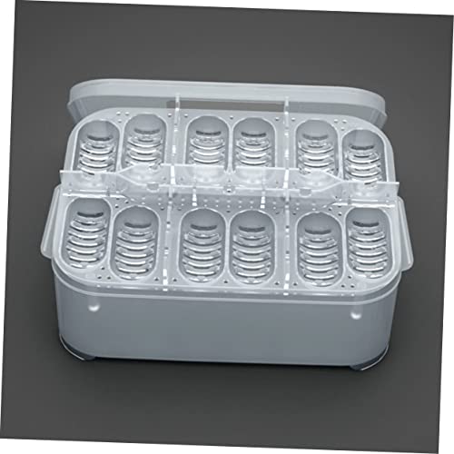 BESPORTBLE Hatchery Breeder Box for Reptiles Snake Lizard Incubation Case Thermometer Egg Capacity Random Color