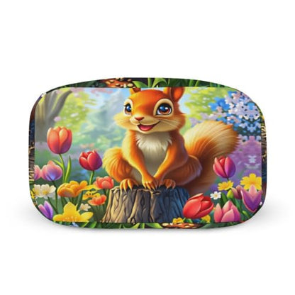 Spring Squirrel Flowers Lunch Bag for Women Men | Insulated Lunch Box Leakproof Food Meal Containers Reusable Foldable 6L Capacity Lunch Tote Bags for Work Picnic Travel - color: style-10