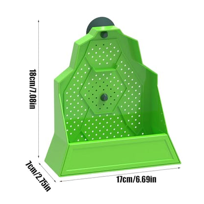 Reptile Feeder Reptile Feeding Dish | Tank Accessories, Anti-Escape Hunting Bowl for Chameleon Frog Snake Spider Amphibian Tortoise Gecko
