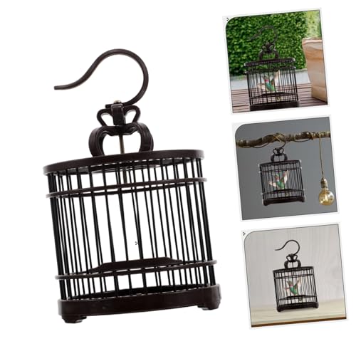 Sosoport Portable Decorative Habitat Cage for Small Animals Reptile Carrier Travel-Friendly Design Versatile Container for Crickets Hamsters and Hummingbirds