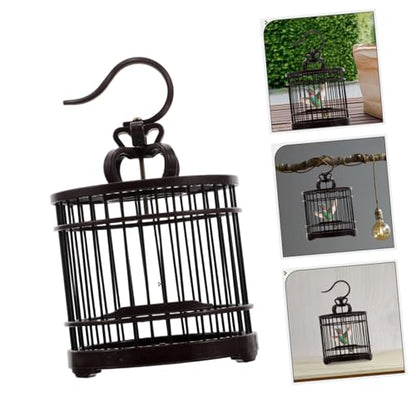 Sosoport Portable Decorative Habitat Cage for Small Animals Reptile Carrier Travel-Friendly Design Versatile Container for Crickets Hamsters and Hummingbirds