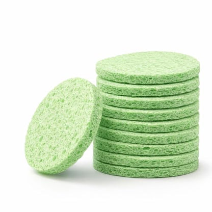 Green Sponge Accessories for Hermit Crab Habitat, Moisture Supply for Maintaining Tank Humidity, 10PCS