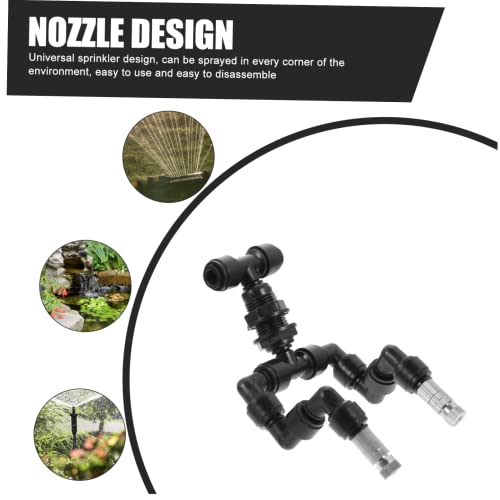 Misting Nozzle for Tanks for Parks Lawns Gardens Design for Humidity Control - size: 14.00X13.50X2.00CM