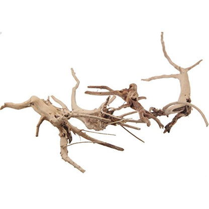 emours Natural Spider Wood Driftwood Vine Branches Reptiles Aquarium Decoration Assorted Sizes,Small,4 Pieces