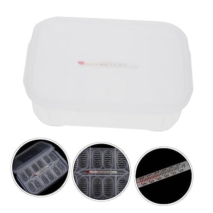 Compartment Chicken Quail Egg Incubator for Hatching Reptile Tank Egg Carrier Breeder Box