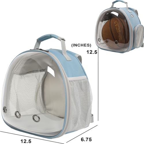 Guinea Pig Carrier,Guinea Pig Carrier for 2,Reptile Travel Carrier for Lizards Sugar Glider Hedgehog Rat Parrot Birds - color: Blue