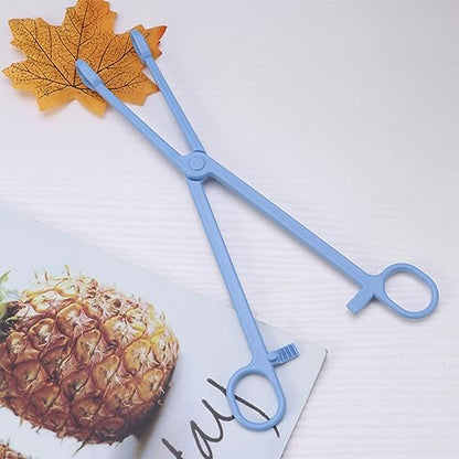 BESPORTBLE 1pc Plastic Pet Cleaning Stool Clamp for Reptiles Lizards and Birds and Easy to Use Waste Removal Tool Scissor Design for Convenient Cleaning - size: Size 2