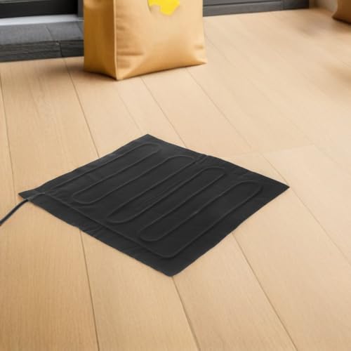 Cabilock USB Heated Mat for Small Reptiles and Pets with Adjustable Heating and Waterproof Cloth Portable Thermal Heating Pad for Home and Travel Use, Black