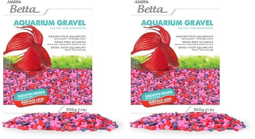 Marina Decorative Gravel, 1 lb, Jellybean, 12391 (Pack of 2) - color: Jellybean, size: 1 lb (Pack of 2)