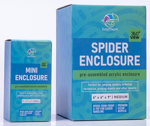 EctoTherm Jumping Spider Enclosure Kit - size: Small/Medium