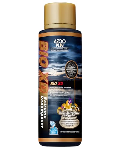 AZOOPLUS BIO XD Extreme Decomposer Nitrifying Bacteria for Freshwater and Saltwater Fish Tank 8.45 Ounces - size: 8.45 oz