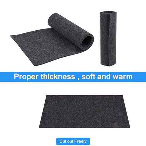 Balck Terrarium Mat Bedding for Your Reptiles Pet ' s Habitat Substrate Supplies Soft Mat Liner Perfect for Reptiles Carpet for - size: 100x50cm