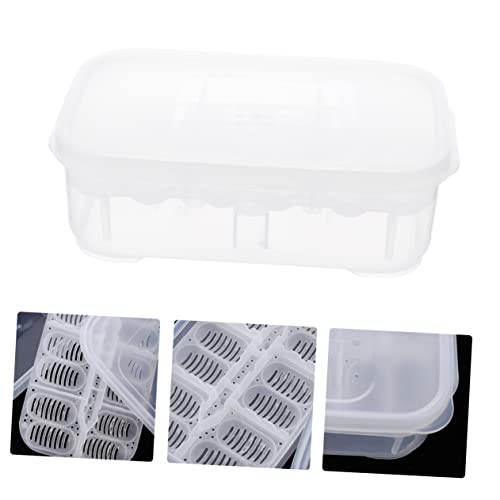 Yardwe Reptile Incubation Box for Lizards and Geckos Egg Hatching Container Sturdy Hatchery Box Ventilation for Reptile Breeding