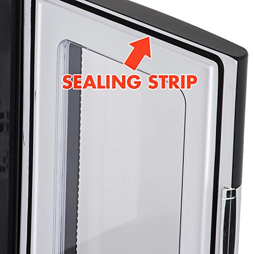 Black Reptile Egg Incubator 25L Capacity Mini Digital Incubator ReptiPro 6000 Portable Reptile Incubator Cabinet Style with Heating and Cooling 5-60°C 12V/110V Work for Small Reptiles