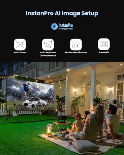 Dangbei MP1 MAX Triple Laser Projector 4K - 3100 ISO Lumens, 110% BT.2020, Google TV with Netflix Officially, 300'' Display, 2x12W Dolby Audio DTS:X, HDR10+, Blu-ray 3D