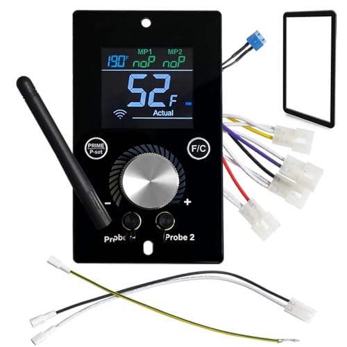 Universal WiFi and Bluetooth PID Digital Thermostat for Traeger Control Panel Replacement for Pit Boss、Traeger、Zgrill Pellet Grill Smoker， App-Enabled Thermostat Controller - size: PID Digital ControlControl