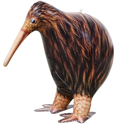 Jet Creations 18" L Inflatable Kiwi Bird, Brown Tan, Realistic Wildlife Animal Figure, for Theme Parties, Pool Fun, Home Yard Décor, Bird Toy for Kids Thanksgiving Christmas Winter - color: Kiwi Bird: Brown/Tan
