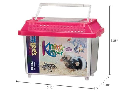 Lee's Kritter Keeper, Mini Rectangle w/Lid ( Colors May Vary ) - size: Mini