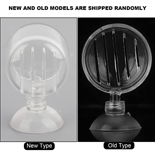 Aquarium Red Worms Feeder Live Insect Container Strong Suction Cup Feed for Small Tropical Fish (Glass Slit Cup)