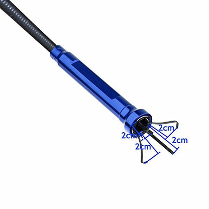 Telescoping inspection mirror with LED lights，Flexible Claw Grabber Tool Magnetic 4 Claw Picker. Combination tool set. Easy to extendable observe and grab the items in the gap picker upper grabber - style: Suit