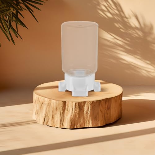Feeding Dish Water Bowl for Pet Tanks and Households with Small Animals 3D Multi-Port White Pp Material Easy to Pet Hydration Tray Reptile for Crickets and Centipedes