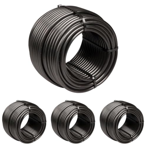 Rain Bird T22-100S Drip Irrigation 1/4" Blank Distribution Tubing, 100' Roll, Black (Pack of 4) - size: 100' Roll (Pack of 4), style: Distribution Tubing