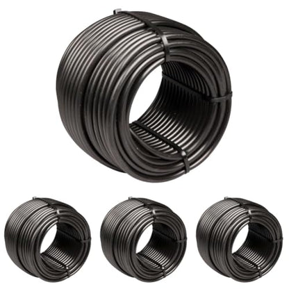Rain Bird T22-100S Drip Irrigation 1/4" Blank Distribution Tubing, 100' Roll, Black (Pack of 4) - size: 100' Roll (Pack of 4), style: Distribution Tubing