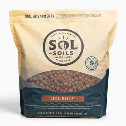 LECA Balls - Lightweight Natural Hydroponic Clay Pebbles for Plants, Improves Drainage, 10 Qt