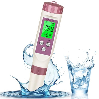PH Meter 7-in-1 Tds Meter/Salinity Tester/pH Meter/EC Meter/Orp Meter/S.G Meter/Temp ph Tester Digital,PH Meter for Water 0.01pH Accuracy,Tds Meter with ATC. - size: 7-1