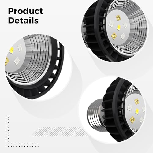 Reptile Light Bulb UVB 5.0, 3W Full Spectrum UVA UVB Light for Reptiles, E27 Base, Aluminum Shell, Low Power Consumption, Vitamin D3 Synthesis, 2.8 x 2.4 x 2.4 in