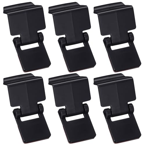 Terrarium Lock Aquarium Lid Clips, 6pcs Turtle Feeding Box Lock Buckle -Escape Reptile Terrarium Clips for Tanks Living Box Buckle 4.7 * 2.9cm/1.85 * 1.14inch