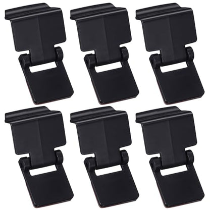 Terrarium Lock Aquarium Lid Clips, 6pcs Turtle Feeding Box Lock Buckle -Escape Reptile Terrarium Clips for Tanks Living Box Buckle 4.7 * 2.9cm/1.85 * 1.14inch