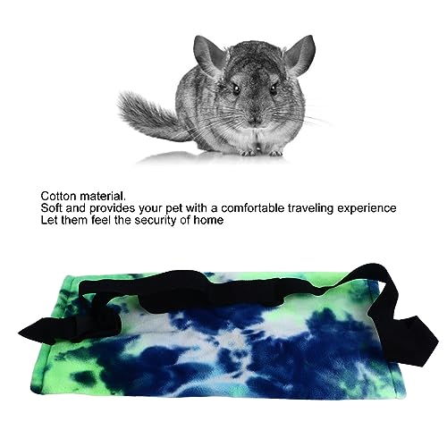 Bearded Dragon Carrier, Soft Cotton Lizard Carrier for Reptile Travel Bag, Breathable Small Pet Travel Bag for Hamsters and Chinchillas, Secure Snap Buttons