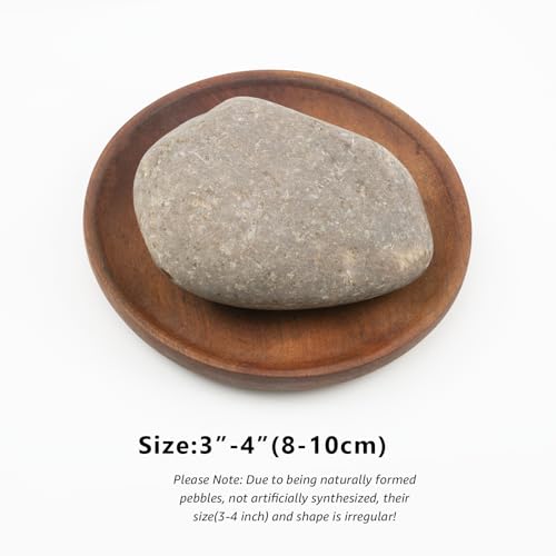 40 LBS Natural River Rocks – 3–4 Inch Decorative Stones for Landscaping, Aquariums, Gardens, Yard Paving, Large Planters, Walkways, and Rock Painting - color: 3-4 inch, size: Weight:40 LB