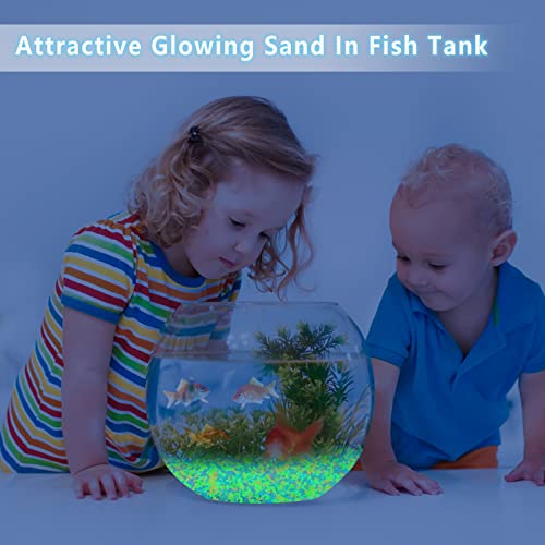 10000pcs 3-5mm Colorful Glowing Fish Tank Pebbles Small Glow Stones for Fairy Garden,Succulents and Cactus Bonsai DIY Projects - style: Color