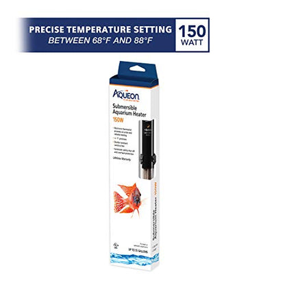 Aqueon Submersible Aquarium Heater 150 Watts - size: 150 W