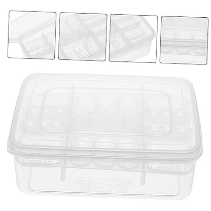FRCOLOR 2pcs Reptile Egg Incubator Box Breeding Box for Ball Snake Incubation Tray